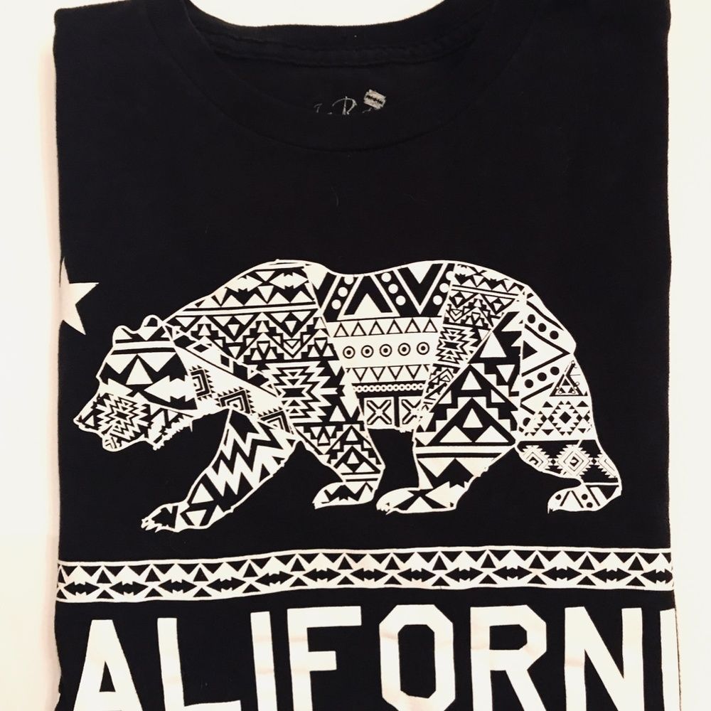 Raw Uncut Tee Shirt, California, Cotton, Mens